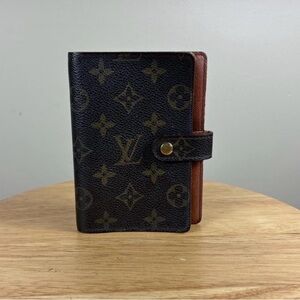 Louis Vuitton Brown and Tan Monogram Card Holder